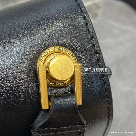 Tony Luxuries IN SMOOTH LOULOU CARRE YSL SATCHEL LEATHER 0822